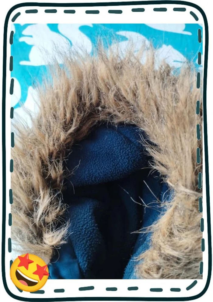 Manteau bébé Kiabi 24 mois mixte bleu marine - photo numéro 2