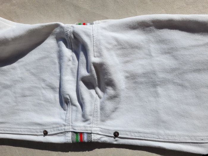 Pantalon blanc jambes larges RG512, taille S - photo numéro 7