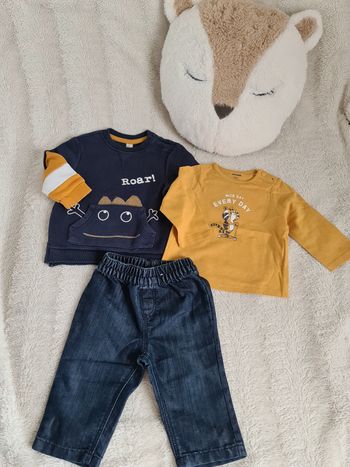 Lot ensemble vêtements garçon 9 mois