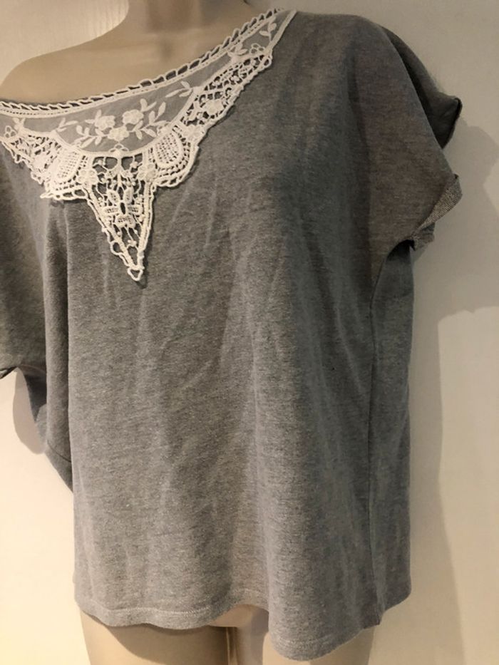 Sweat-shirt manches courtes active wear - photo numéro 4