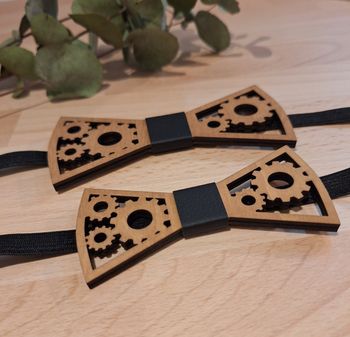 Lot 2 nœuds papillon adulte enfant matchy matchy