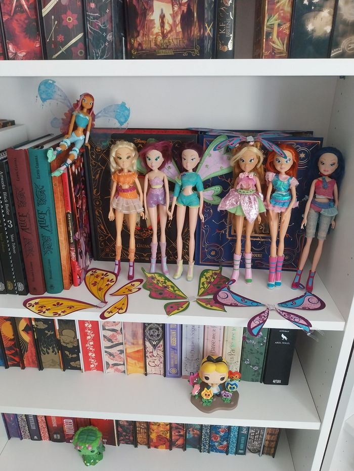 6 Poupées Winx Believix 1 Figurine Roxy Layla Musa Tecna Stella Flora et Bloom Believix Winx Club Witty Toys saison 4 Smoby