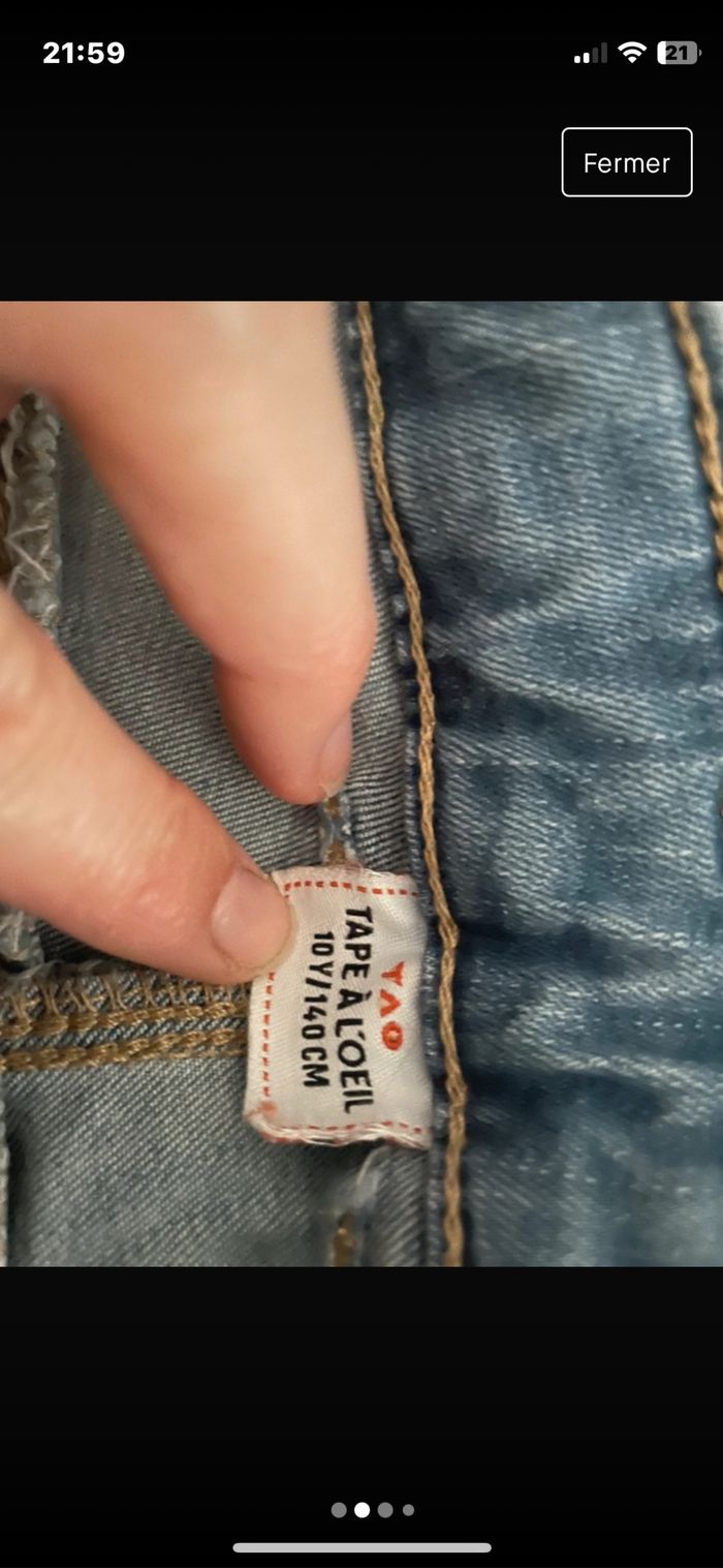 Salopette jean tape à l œil - photo numéro 2