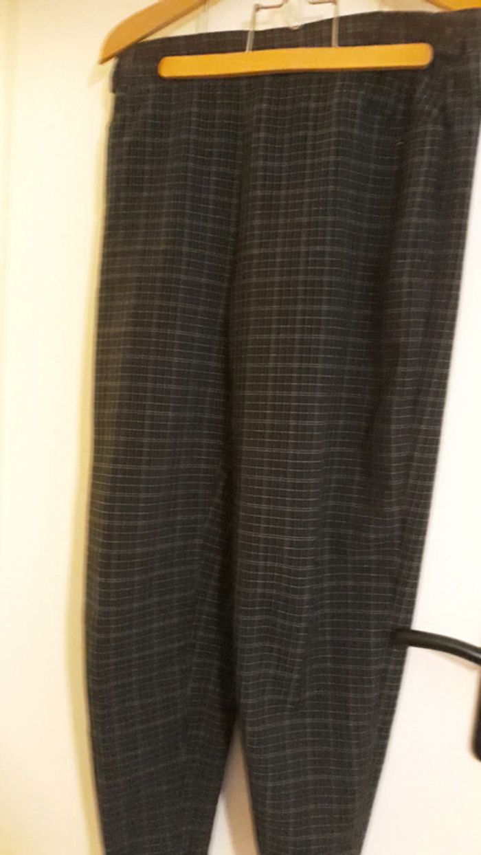 Tailleur pantalon & blazer sans manches - T. 46 - photo numéro 3