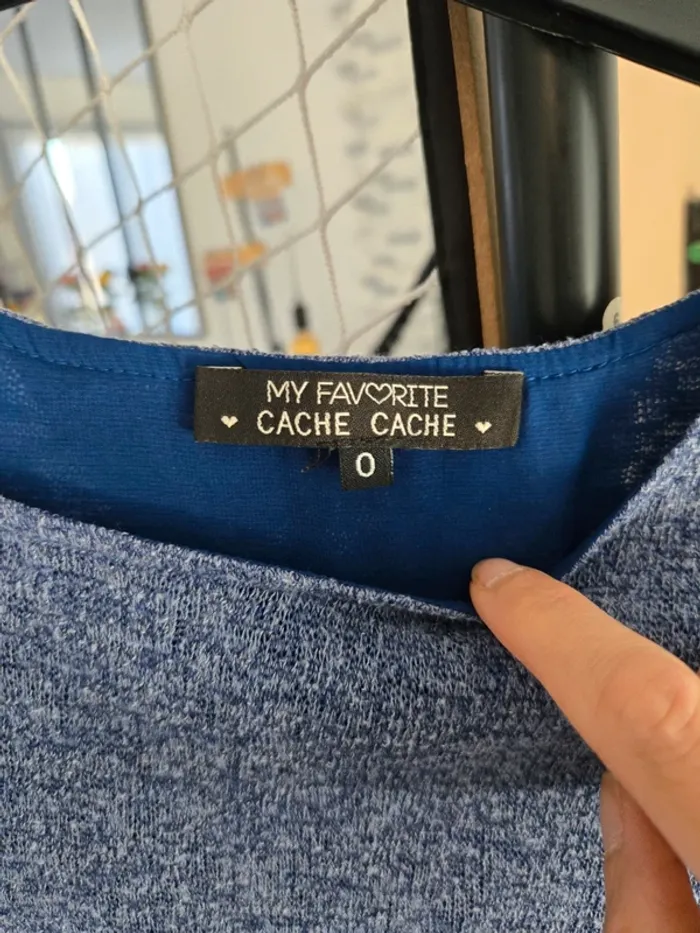 Haut dentelle cache-cache taille 0 - photo numéro 2