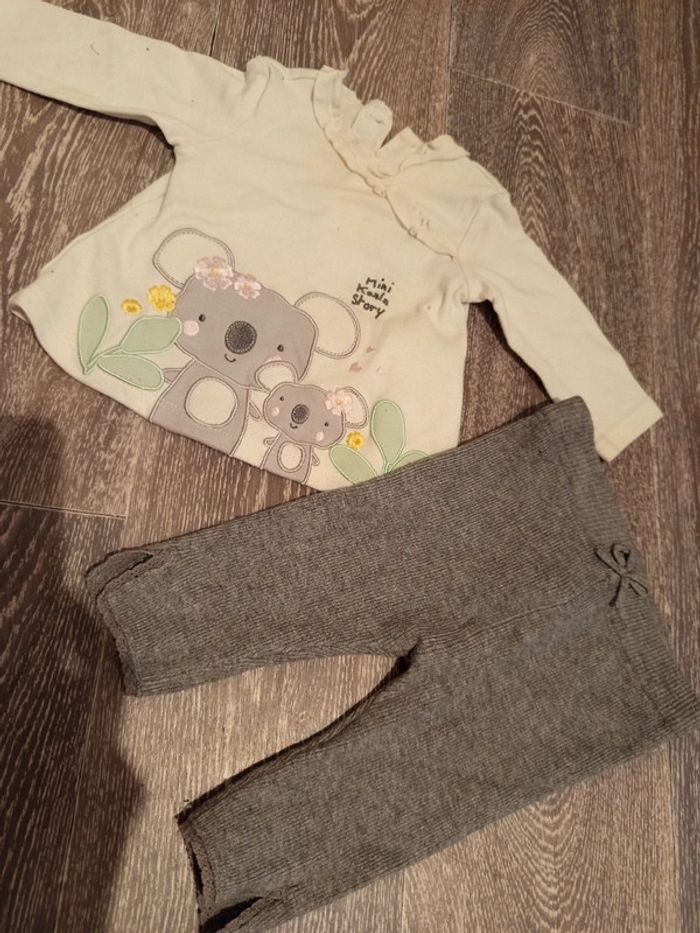 Ensemble koala Kiabi 3 mois