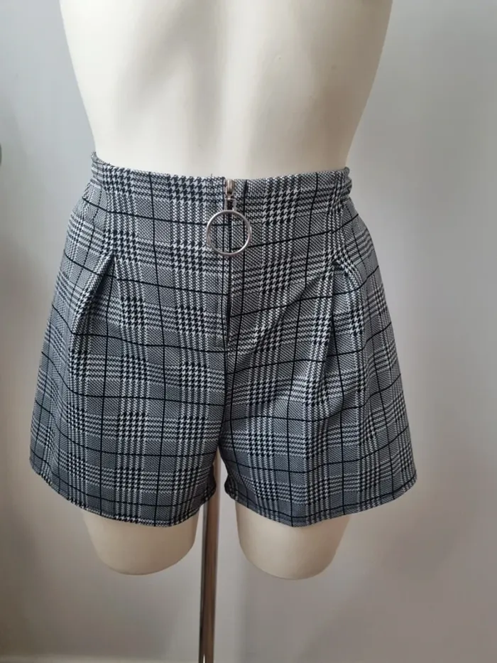 Short vichy en coton - photo numéro 4