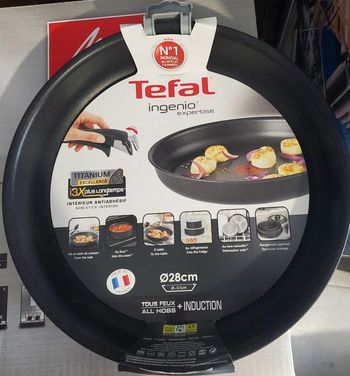 Poêle sans Poignée TEFAL EXPERTISE 28CM.