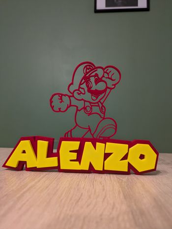 Figurine Personnalisé Thème Mario