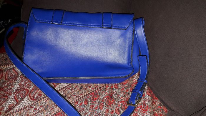 Sac bandoulière bleu roi - photo numéro 3