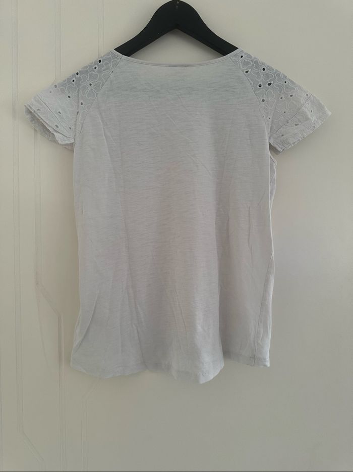 T-shirt blanc 11/12 ans Zara 152 cm - photo numéro 2