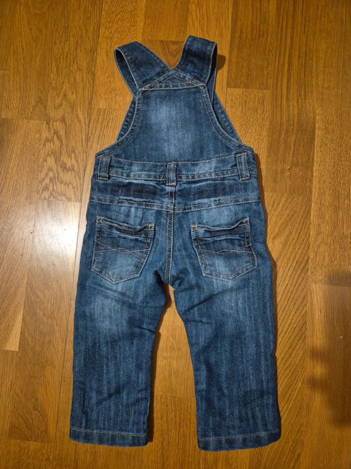 Salopette jeans taille 9 mois - photo numéro 2