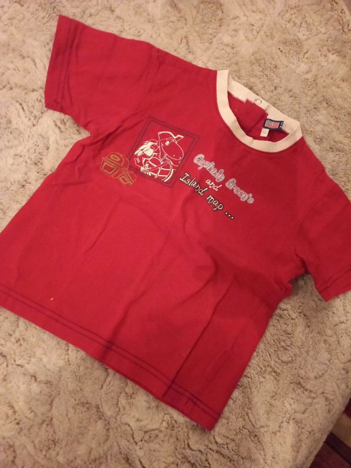 T-shirt 18 mois rouge mixte