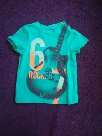 Tee shirt rocker taille 6 mois