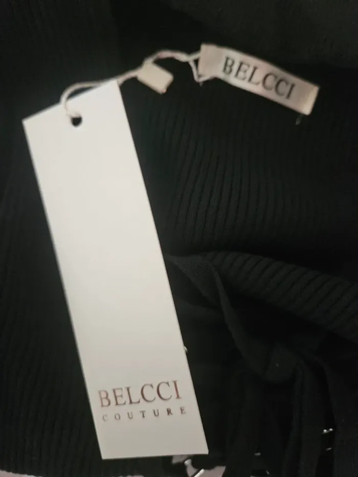 Robe pull sans manches laçage noire Belcci Taille 36/38 Neuve - photo numéro 5