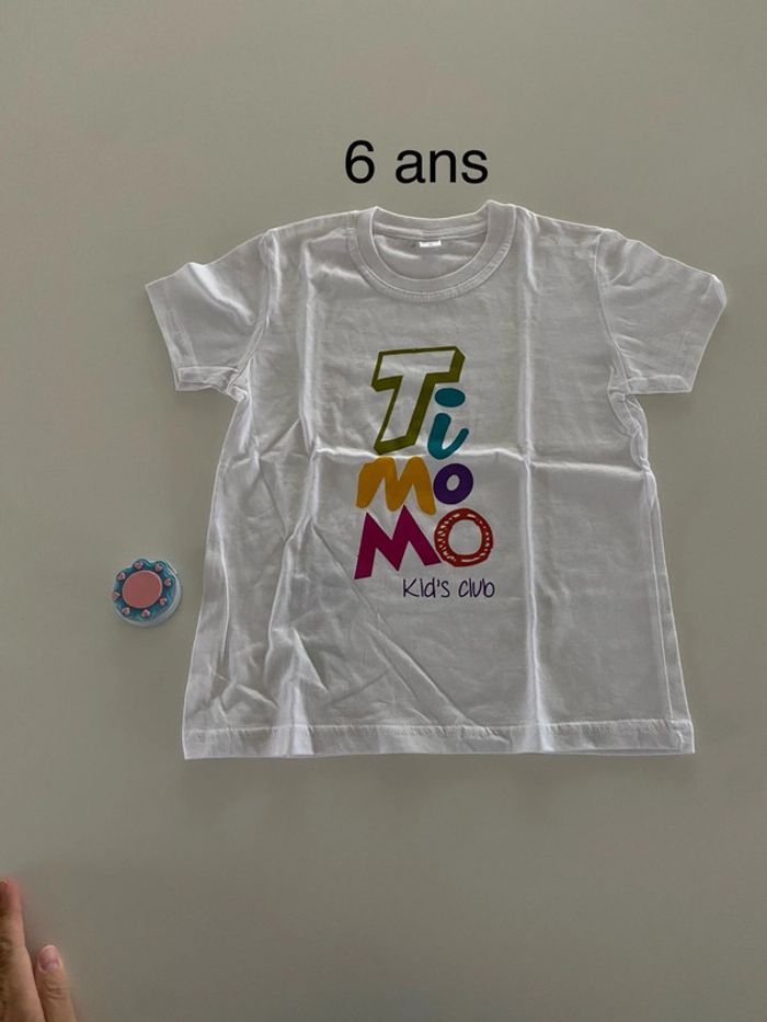 Tee shirt blanc Ti Momo 6 ans