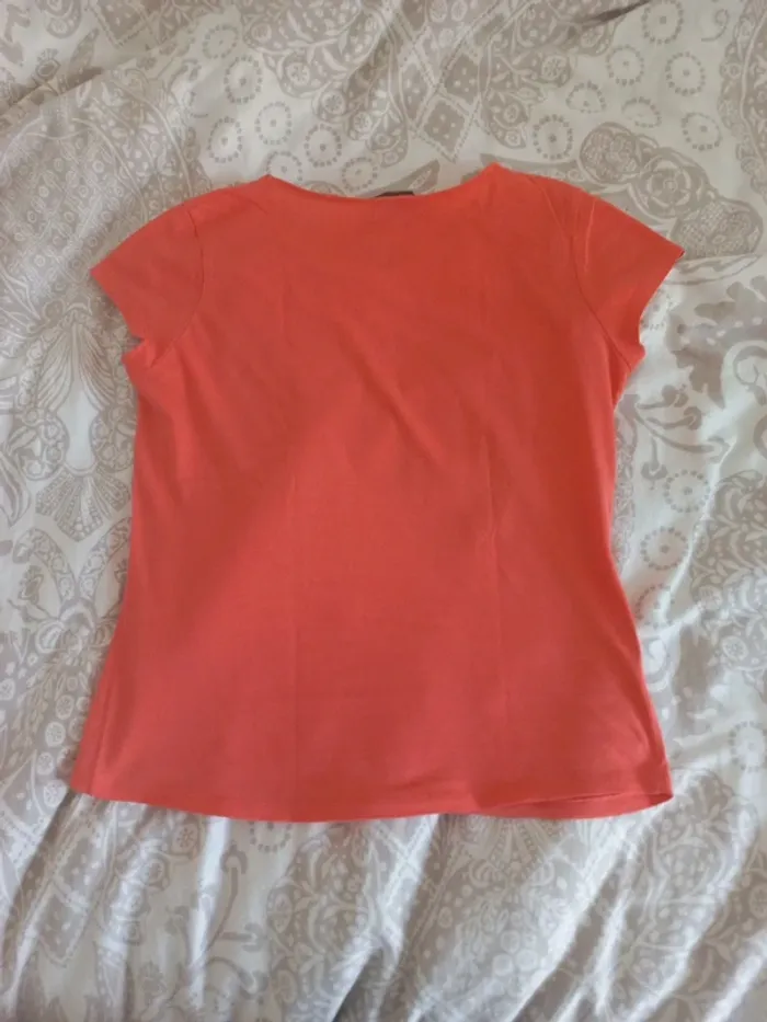 Tee-shirt S Fashion express Orange - photo numéro 4