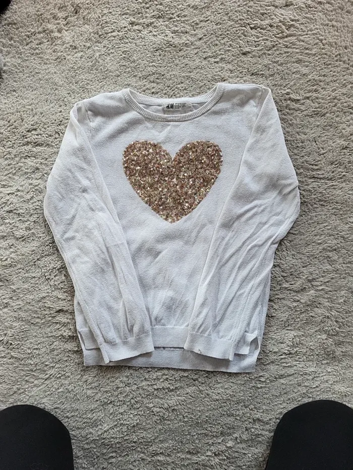Pull fin fille 6-8 ans