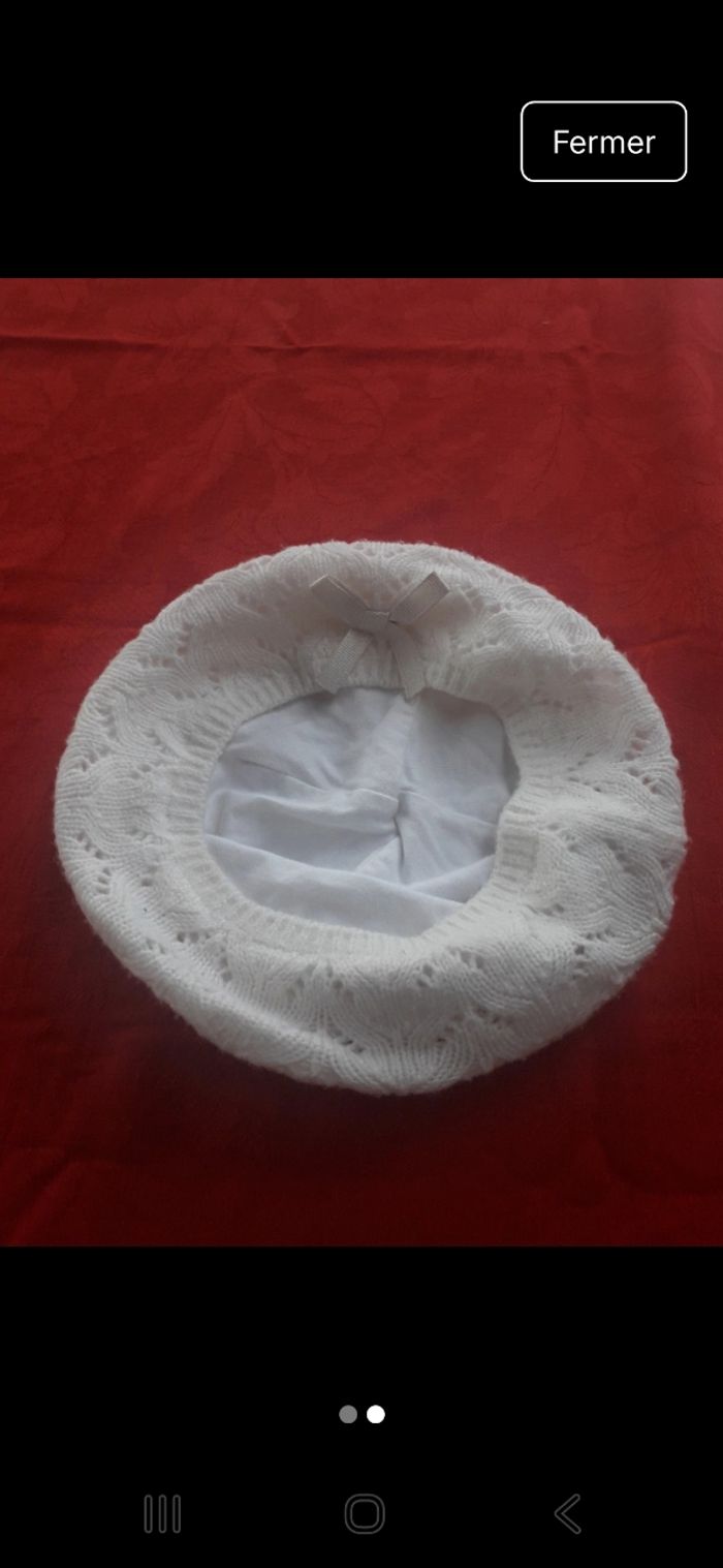 Béret filles T3 48 cms  sergent major - photo numéro 2