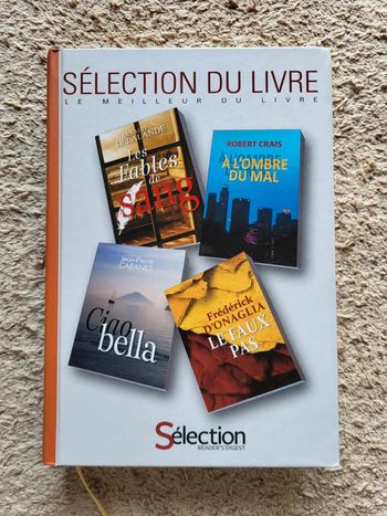 Sélection de 4 romans thriller, suspens et saga