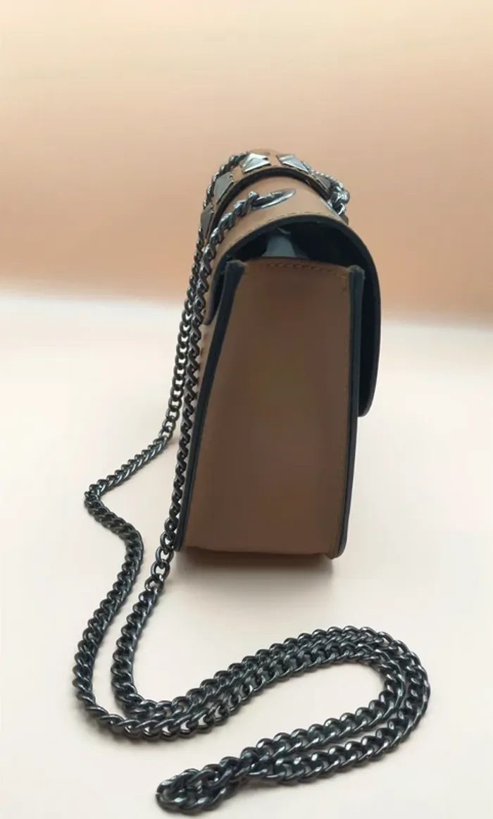 Sac à main en cuir fabriqué en Italie, cuir, marron, The Genuine Leather - photo numéro 8