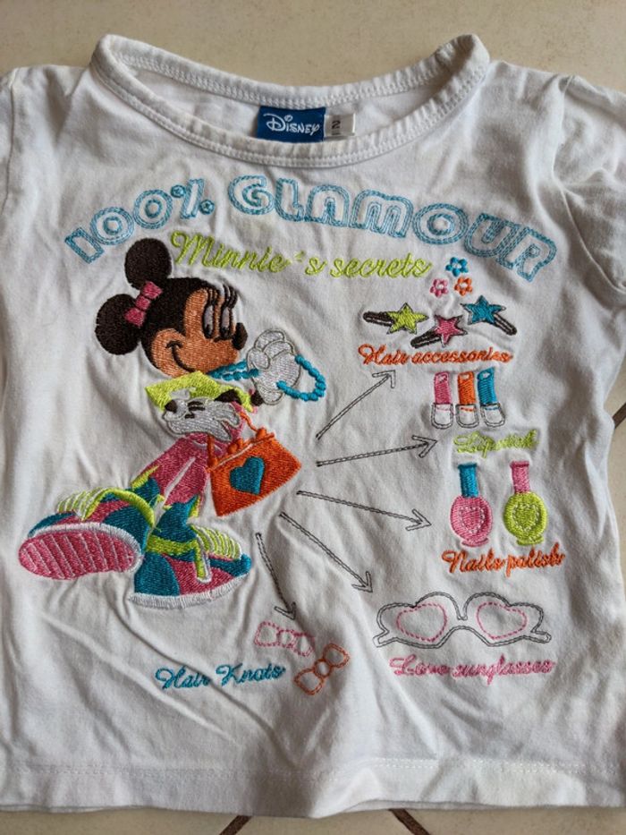 T-shirt manches longues fille 2 ans - photo numéro 2
