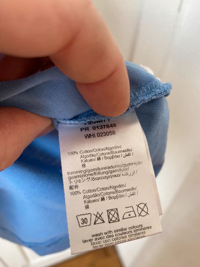 Polo Timberland neuf bleu taille 14 ans - photo numéro 8