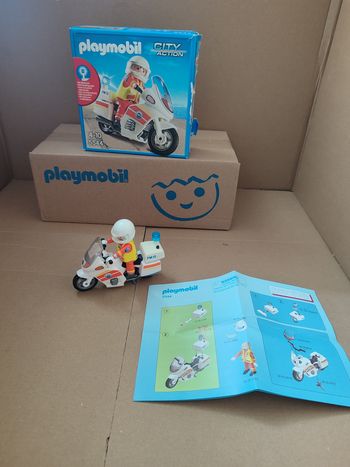 Playmobil 5544 moto de secours - occasion