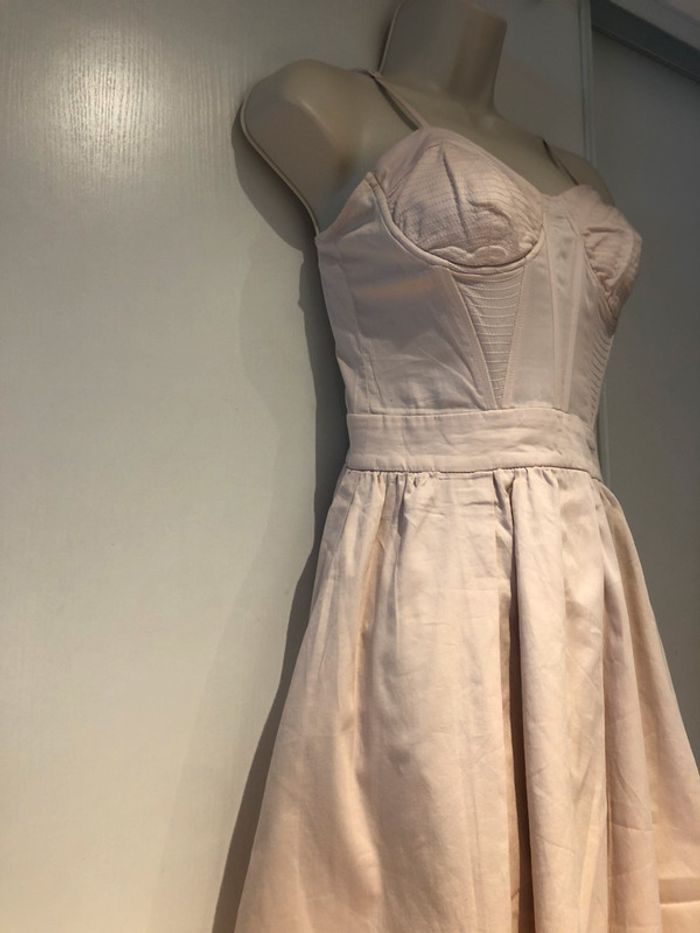 Robe rose poudré Naf-Naf taille 34 style vintage - photo numéro 11