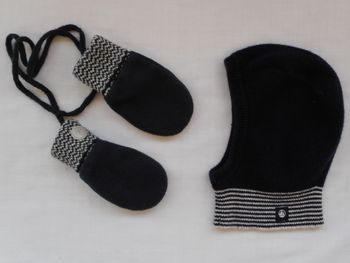 Cagoule - Petit Bateau + Moufles - Obaïbi - 12/24 Mois