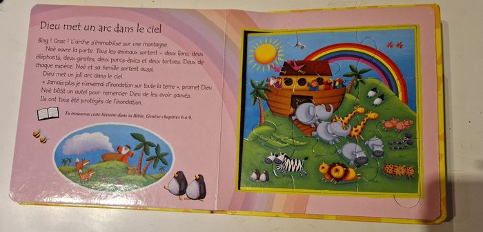 Livre puzzle pour jeune enfants  " Noël " - photo numéro 5