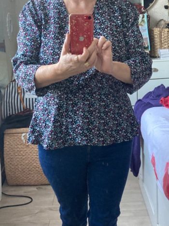 Blouse fleurie