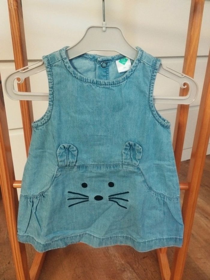 Lot de 4 robes bébé fille taille 6 mois 68cm - photo numéro 3