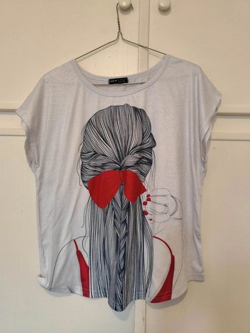 T-shirt femme avec imprimé taille L