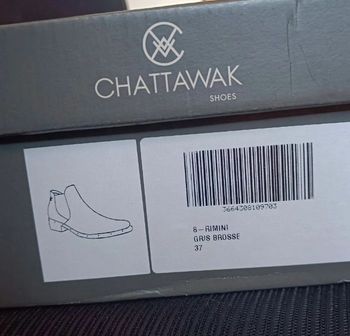 Bottines  cuir brossé 37