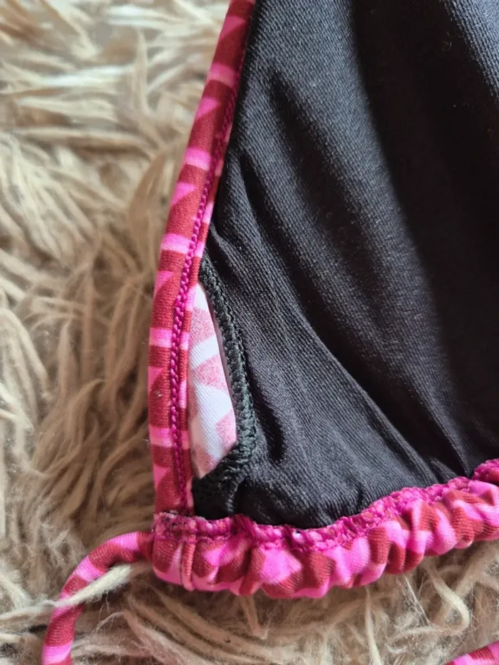 Maillot de bain 2 pièces rose Zadig & Voltaire logo taille L 40 - photo numéro 4