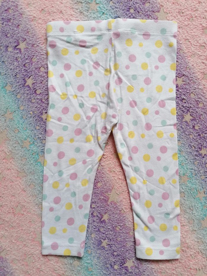 Pantalon leggins fille taille 6-12 mois - photo numéro 2