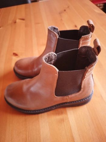 Bottines garçons en cuir taille 29