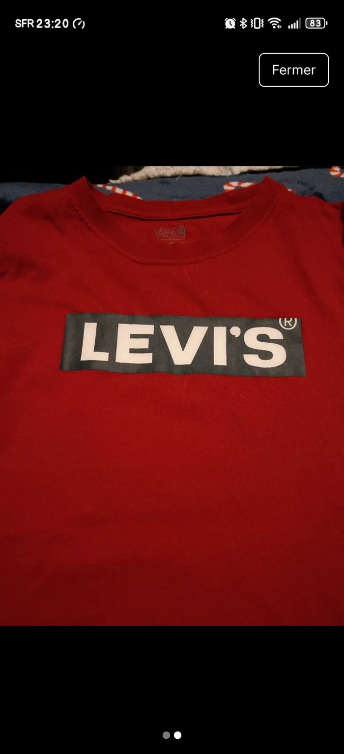 T-shirt levis 10 ans