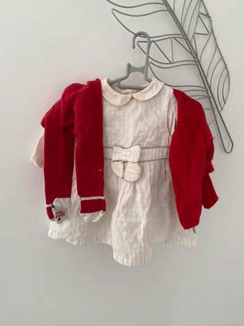 Ensemble sergent major fille 6 mois tenue fête Noël