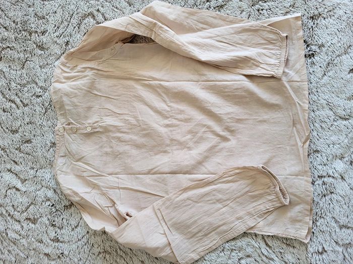 Chemise blouse beige legere 12 ans CFK - photo numéro 3