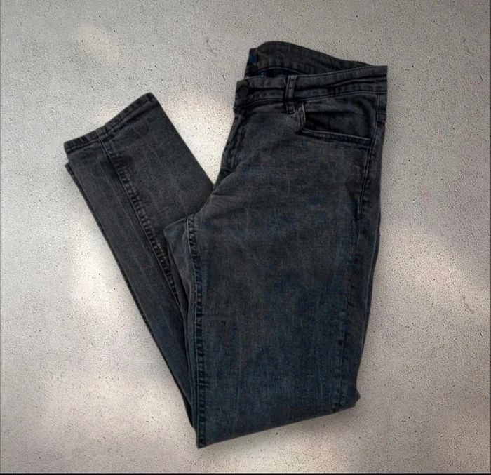Jean skinny gris noir femme taille 44