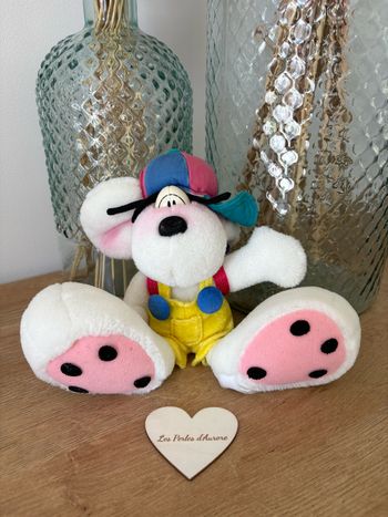 Peluche Diddl vintage casquette sac à dos