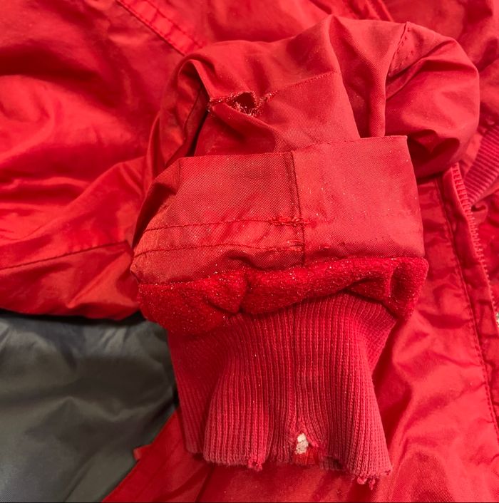 Veste Polaire Coupe-Vent Rouge garçon taille 6 ans Domyos décathlon - photo numéro 9