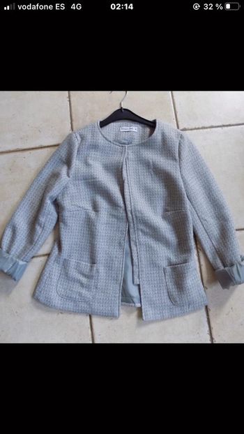 Veste grise à paillette neuve s