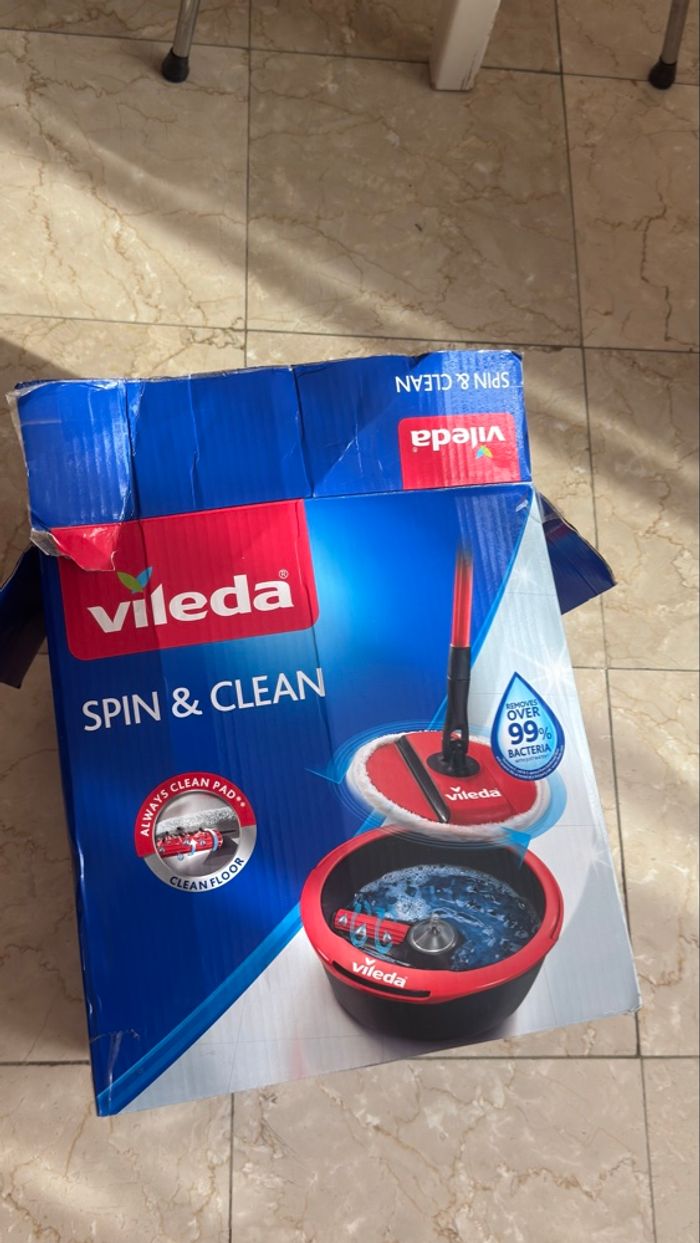 Serpillière Vileda Spin & Clean – neuf