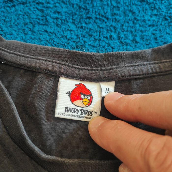 Tee shirt Bizzbee Angry birds noir taille M - photo numéro 3