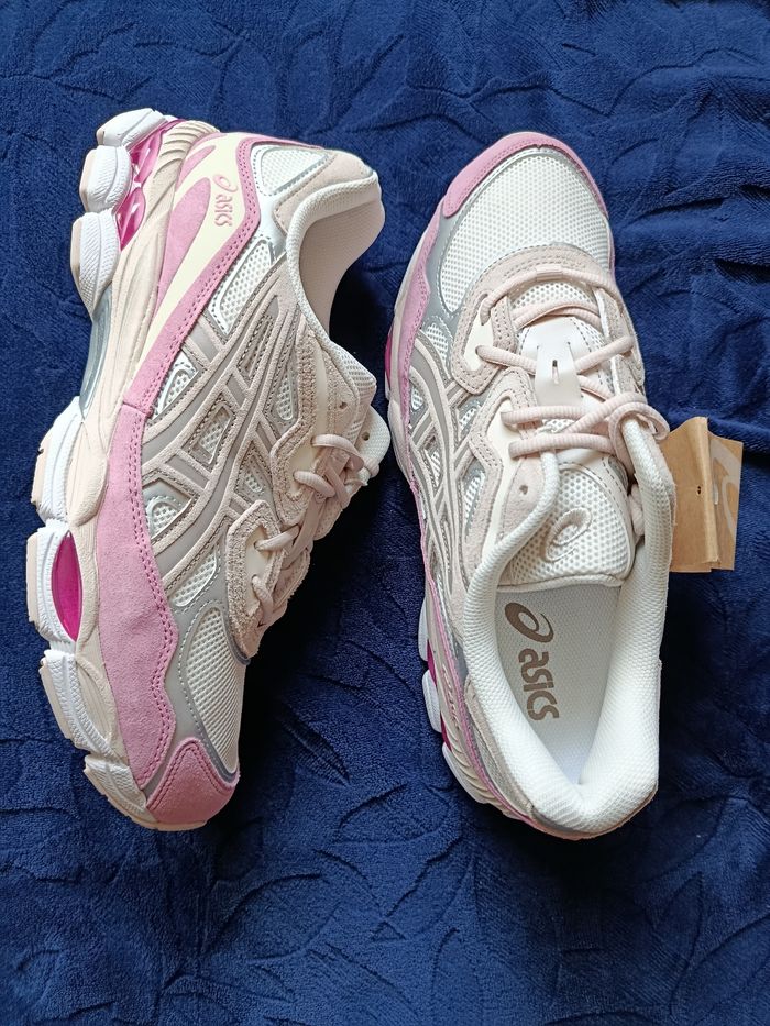 Asics gel nyc  cream minéral beige pink - photo numéro 6