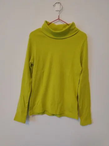 Chemise garçon manches longues en col roulé