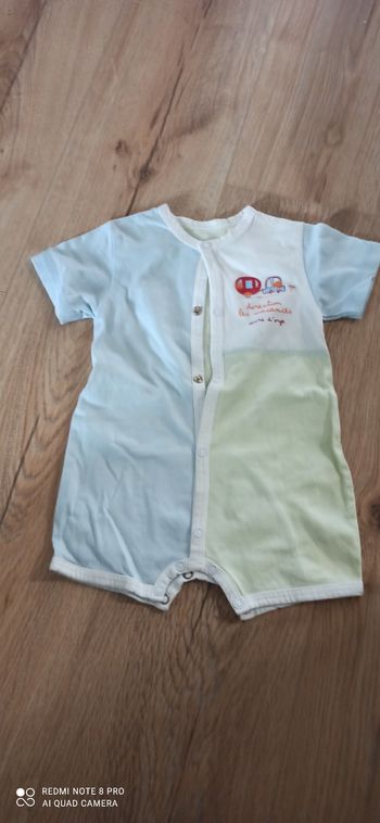 Lot de barboteuses et salopettes 3 mois